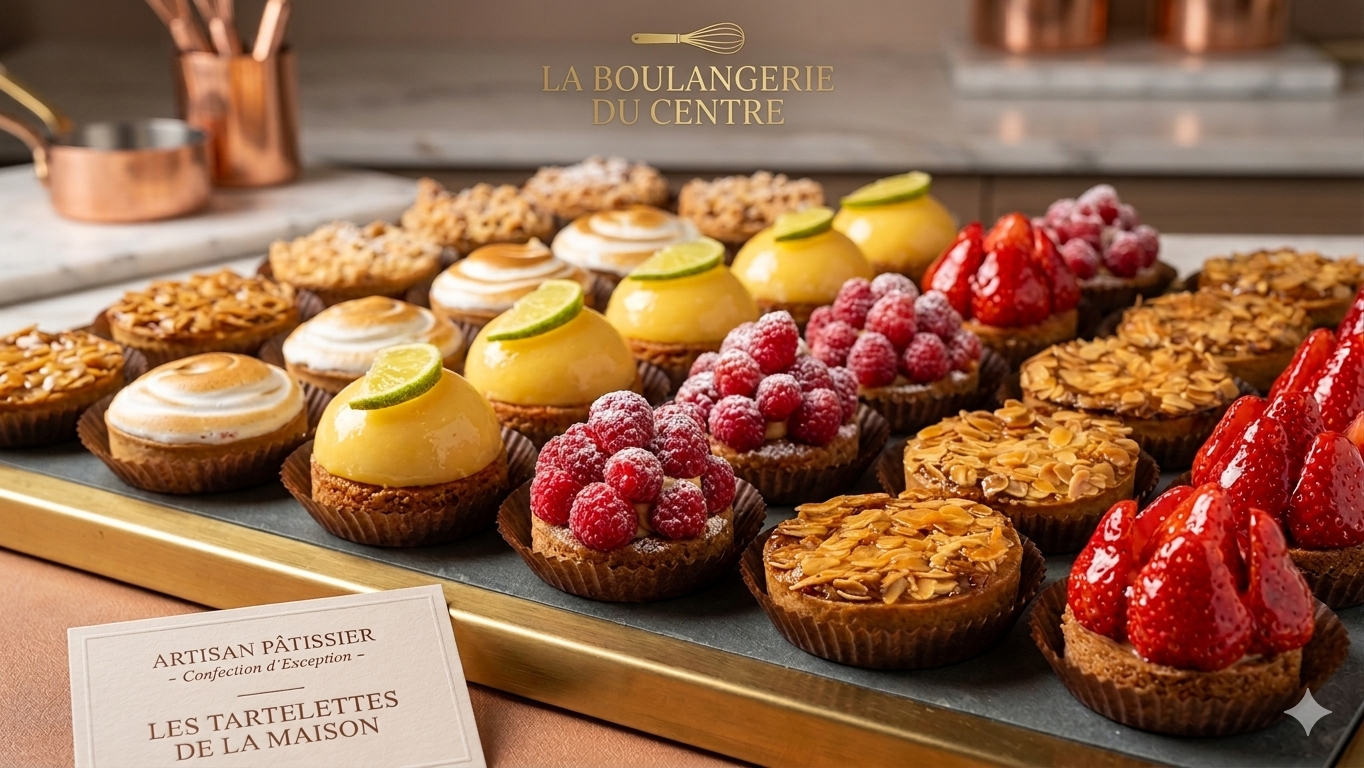 Tartelettes artisanales aux fruits et crème