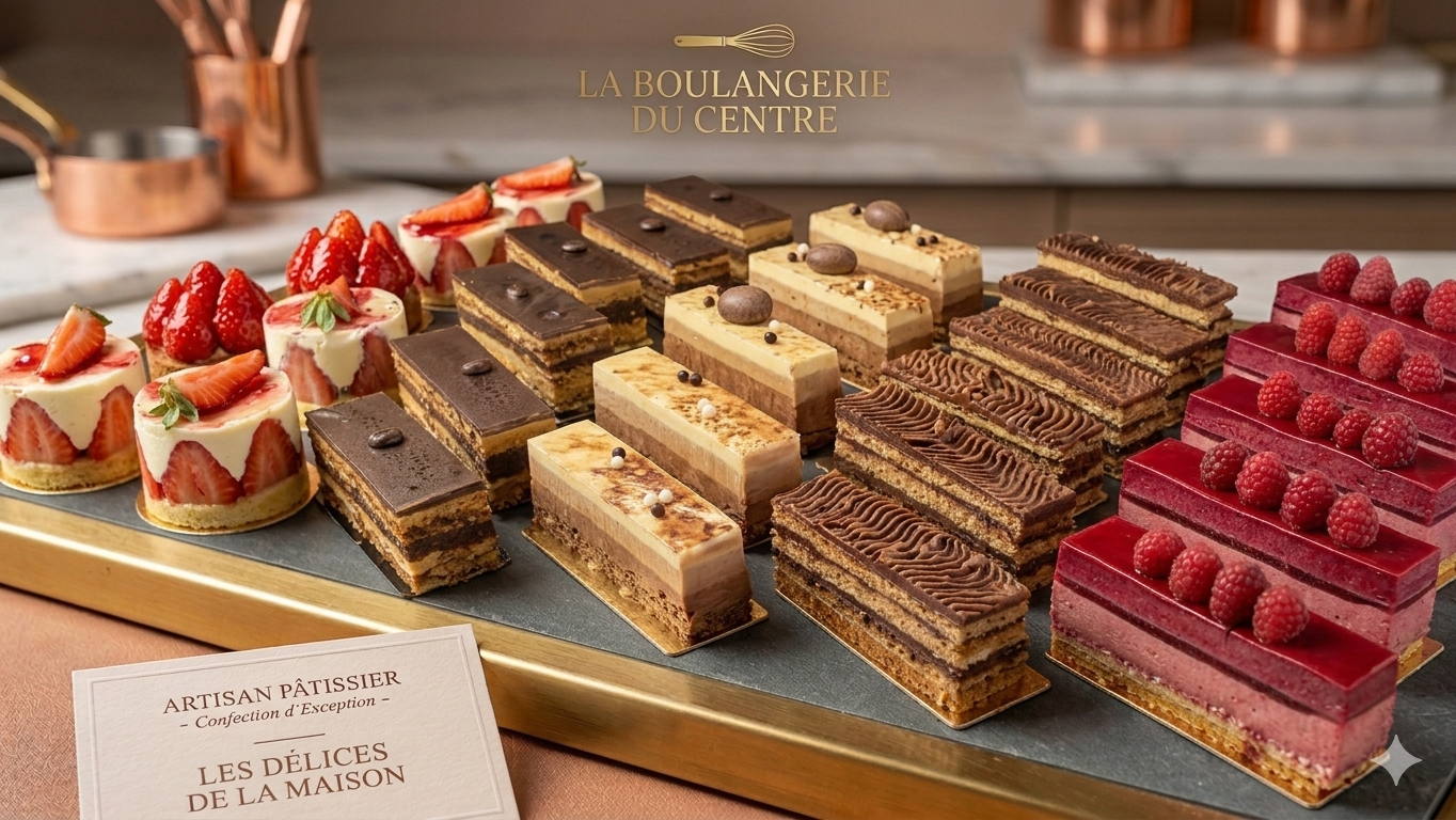 Éclairs et pâtisseries classiques revisitées