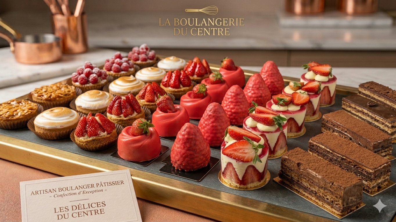 Pâtisseries artisanales en trompe-l'œil